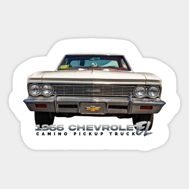 1966  Chevrolet El Camino Pickup Truck Sticker by Gestalt Imagery